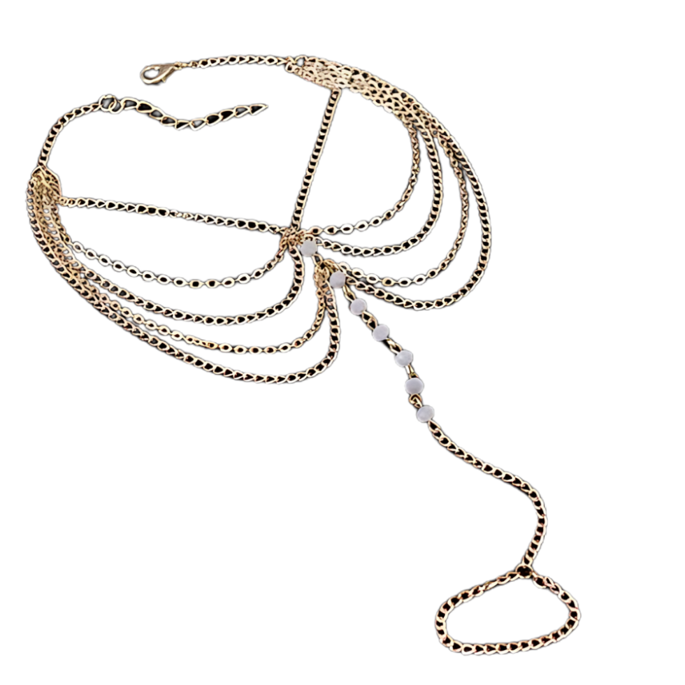 Beautiful Anklet, Golden