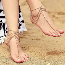 Beautiful Anklet, Golden